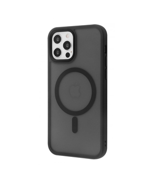 Чохол WAVE Matte Insane Case with Magnetic Ring iPhone 12/12 Pro Black