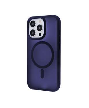 Чохол WAVE Matte Insane Case with Magnetic Ring iPhone 13 Pro Midnight blue