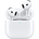 Apple AirPods 5 (MKFW4), Цвет: Білий, Оригинальное название цвета: White, Наличие активного шумоподавления: Без
