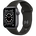 Apple Watch Series 6 GPS 40mm Space Gray Aluminium Case Black Sport Band (MG133LL), Память: 32 Гб, Цвет: Серый, Диагональ экрана: 1,57 (40 mm)