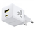 Мережевий зарядний пристрій Baseus Palm Fast Charger Type-C+USB 20W (With Cable Type-C to Type-C 60W 1m) Black, зображення 11
