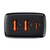 Мережевий зарядний пристрій Baseus Compact Quick Charger 30W (Type-C + 2USB) Black, изображение 5
