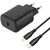 Мережевий зарядний пристрій Proove Silicone Power 2 20W (Type-C) + Cable Type-C to Lightning (1m) Black