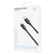 Кабель Proove Striped Silicone USB to Type-C (1m) Black, изображение 2