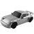Машинка для дрифту на радіокеруванні Porsche 993 Carrera Silver