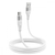 Кабель Proove Soft Silicone USB to Type-C 2.4A (1m) White, изображение 3
