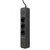 Мережевий фільтр Proove Power Strip P-03 (3 розетки + 4 USB + 2 Type-C) 2М Black, зображення 3