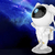 Лазерний нічник-проектор зоряного неба Astronaut 1500 mAh White, зображення 6