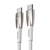 Кабель Baseus Glimmer Series Fast Charging Type-C to Type-C 100W (2m) White, изображение 3