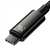 Кабель Baseus Tungsten Gold Fast Charging Type-C to Type-C 240W (3m) Black, изображение 8