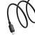 Кабель Baseus Silky Series Fast Charging Lightning 2.4A (1m) Black, зображення 4