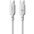 Кабель Baseus Silky Series Fast Charging Type-C to Type-C 100W (1m) White