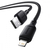 Кабель Baseus Silky Series Fast Charging Lightning 2.4A (2m) Black, изображение 5