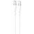 Кабель Proove Light Silicone Plus Type-C to Type-C 60W (1m) White