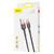 Кабель Baseus Cafule Type-C 3A (1m) Gray/black, изображение 2