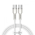 Кабель Baseus Cafule Metal Type-C to Type-C 100W (1m) White