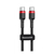 Кабель Baseus Cafule Type-C to Type-C PD 2.0 60W (2m) Red/black