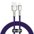 Кабель Baseus Cafule Metal Lightning 2.4A (2m) Purple