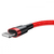 Кабель Baseus Cafule Lightning 2.4A (0.5m) Red/black, изображение 8