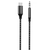 Кабель AUX Proove SoundMesh Type-C to 3.5mm (1m) Gray