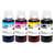 Комплект чорнил ColorWay до Epson EW101 BK/C/M/Y Dye-based 4 x 100 ml (CW-EW101SET01), зображення 2