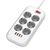 Мережевий фільтр-подовжувач СolorWay 6 розеток/4USB (Type-C PD20W + 3USB QC3.0) (38W) White 2M (CW-CHE64PDW)