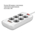 Мережевий фільтр-подовжувач СolorWay 6 розеток/4USB (Type-C PD20W + 3USB QC3.0) (38W) White 2M (CW-CHE64PDW), зображення 4