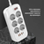 Мережевий фільтр-подовжувач СolorWay 6 розеток/4USB (Type-C PD20W + 3USB QC3.0) (38W) White 2M (CW-CHE64PDW), зображення 5