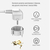 Мережевий фільтр-подовжувач СolorWay 6 розеток/4USB (Type-C PD20W + 3USB QC3.0) (38W) White 2M (CW-CHE64PDW), зображення 10