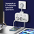 Мережевий фільтр-подовжувач СolorWay 2x220V/3xUSB-A/1xUSB-C (CW-CHE24PDW), изображение 16