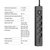 Мережевий фільтр-подовжувач СolorWay 4 розетки/3USB (2USB-A + 1 TYPE-C) (24W) Black 2M (CW-CHE432PDB), зображення 6