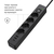 Мережевий фільтр-подовжувач СolorWay 4 розетки/3USB (2USB-A + 1 TYPE-C) (24W) Black 2M (CW-CHE432PDB), зображення 18