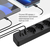 Мережевий фільтр-подовжувач СolorWay 4 розетки/3USB (2USB-A + 1 TYPE-C) (24W) Black 2M (CW-CHE432PDB), зображення 20