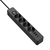 Мережевий фільтр-подовжувач СolorWay 4 розетки/3USB (2USB-A + 1 TYPE-C) (24W) Black 5M (CW-CHE435PDB), зображення 2
