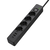 Мережевий фільтр-подовжувач СolorWay 4 розетки/3USB (2USB-A + 1 TYPE-C) (24W) Black 5M (CW-CHE435PDB), зображення 5