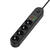 Мережевий фільтр-подовжувач СolorWay 4 розетки/4USB (Type-C PD20W + 3USB QC3.0) (45W) Black 2M (CW-CHE44PDB), зображення 4