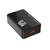 Мережевий зарядний пристрій ColorWay Power Delivery GaN (2USB-A + 2USB TYPE-C) (100W) чорний (CW-CHS041PD-BK), зображення 2