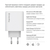 Мережевий зарядний пристрій ColorWay GaN Mini 50W PD Port PPS USB (Type-C PD 30W + Type-C PD 20W) білий (CW-CHS050PD-WT), зображення 9
