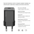 Мережевий зарядний пристрій ColorWay GaN Mini 25W PD Port PPS USB-C чорний (CW-CHS052PD-BK), зображення 9