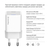 Мережевий зарядний пристрій ColorWay GaN Mini 25W PD Port PPS USB-C білий (CW-CHS052PD-WT), зображення 9