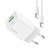 Мережевий зарядний пристрій ColorWay GaN Mini 30W PD Port PPS USB (Type-C PD + USB QC4.0) cable Type-C (CW-CHS053PDC-WT), зображення 2