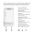 Мережевий зарядний пристрій ColorWay GaN Mini 30W PD Port PPS USB (Type-C PD + USB QC4.0) cable Type-C (CW-CHS053PDC-WT), зображення 9