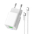 Мережевий зарядний пристрій ColorWay GaN Mini 35W PD Port PPS USB (Type-C PD + USB QC4.0) cable Type-C (CW-CHS055PDC-WT), зображення 5