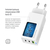 Мережевий зарядний пристрій ColorWay GaN Mini 65W PD Port PPS USB (USB-2C1A) cable Type-C&Lightning (CW-CHS058PDCL-WT), зображення 10