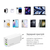 Мережевий зарядний пристрій ColorWay GaN Mini 65W PD Port PPS USB (USB-2C1A) cable Type-C&Lightning (CW-CHS058PDCL-WT), зображення 12
