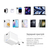 Мережевий зарядний пристрій ColorWay GaN Mini 20W PD Port PPS USB-C білий cable Lightning (CW-CHS059PDL-WT), зображення 12