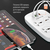 Мережевий фільтр-подовжувач СolorWay 4 розетки/4USB (1QC3.0 + 3 AUTO ID) (CW-CHU44QW), зображення 8
