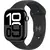 Apple Watch Series 10 GPS 46mm Jet Black Aluminum Case with Black Sport Band M/L MWWQ3