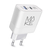 MAKE Зарядний пристрій 30W GaN PD + QC3.0 White