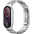 Ремінець Xiaomi до Band 10 Asymmetrical Metal Strap BHR07YHGL Silver, изображение 3
